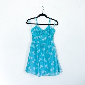 LC Lauren Conrad Blue Bicycle Dress
